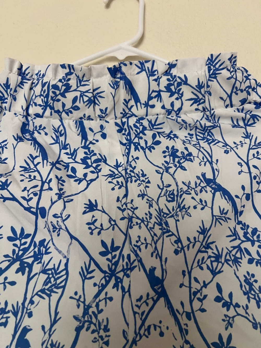 Blue and white two piece pant set - Picture 3 of 7